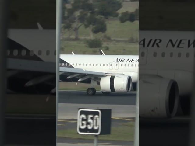 AIR NEW ZEALAND A320 NEO LANDING RWY34 MELBOURNE YMML