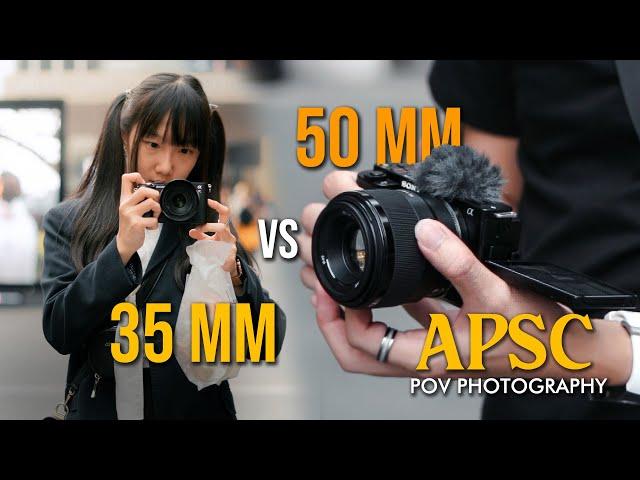 35mm vs 50mm POV Portrait Photo (APSC)  | Which is Better?