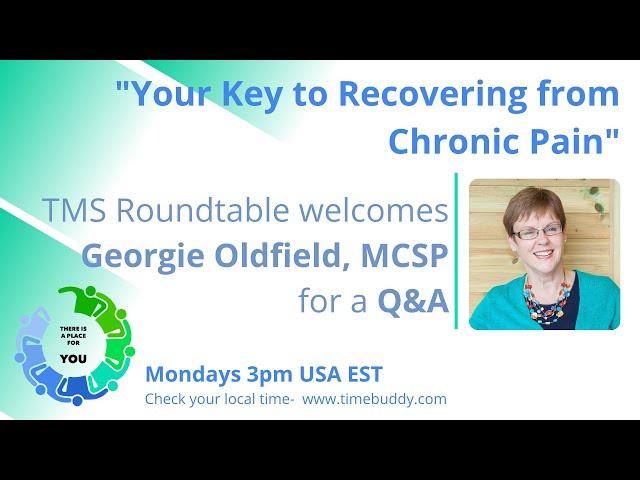 Georgie Oldfield, Chronic Pain and Recovery