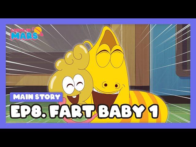 LARAVA IN MARS | 라바인마스 |#8 Fart baby1 방귀아기1 /animation/cartoon/만화/애니메이션