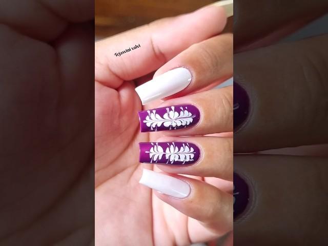 Nailart using Safety pin #naildesign #reels #nailtutorial