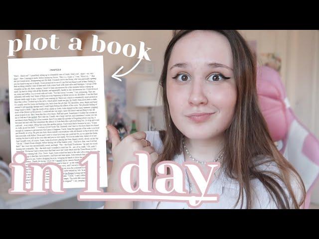 HOW I PLOTTED A BOOK IN 1 DAY // *detailed* plotting process and secret novel tips!