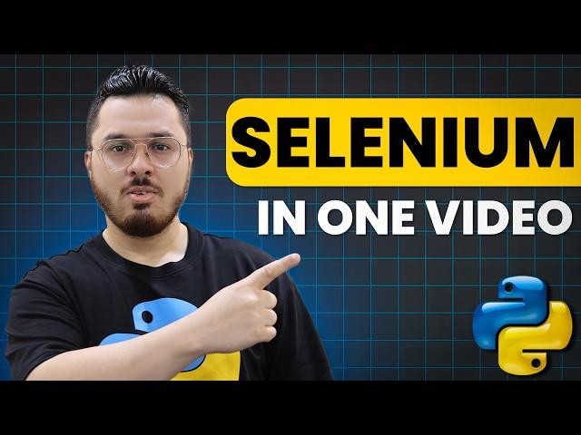 Selenium Tutorial for Beginners using Python | Selenium for Web Scraping (With Project)