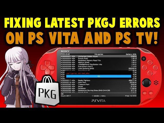 Fixing New PKGj Errors v0.54! PS Vita & PS TV! (iTLS Enso)