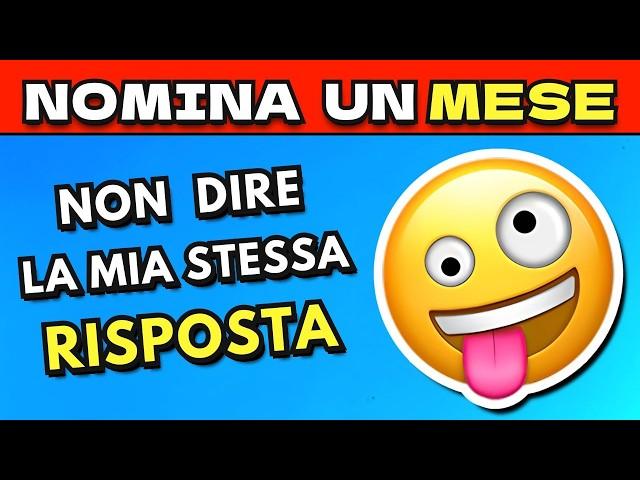 NON DIRE LA MIA STESSA RISPOSTA  MEGA CHALLENGE #4