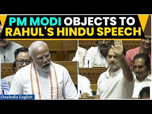 Rahul Gandhi Tells PM Modi: "Aap Hindu Ho Hin Nahi…" | Rahul Gandhi's Speech Rocks Lok Sabha | Watch