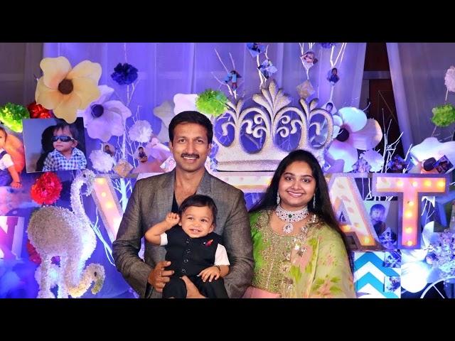 Telugu actor Gopichand and Rashmi ceelebrating son first birthday