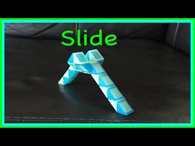Smiggle Snake Puzzle or Rubik's Twist Tutorial: How to Make a Slide Shape Step by Step