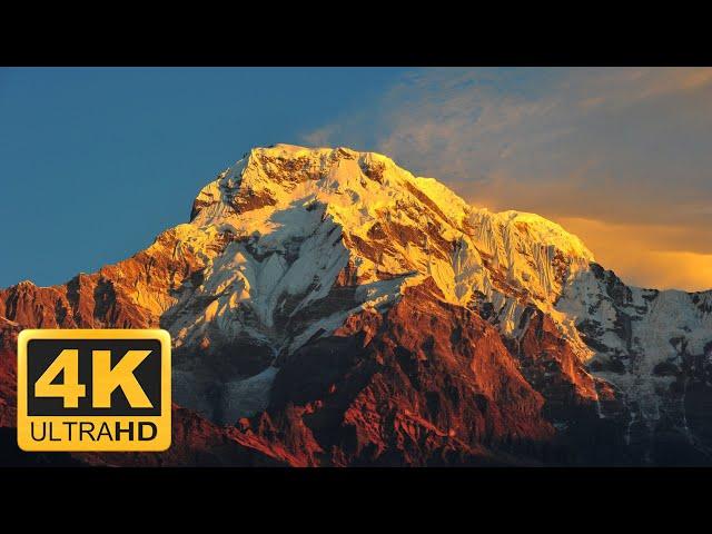 MOUNTAIN FOOTAGE 4K UHD with relaxing song #NatureFootage