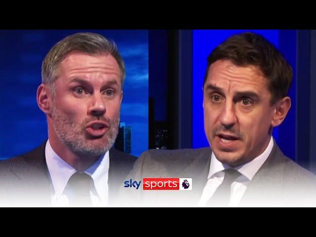 Jamie Carragher & Gary Neville's heated clash over the role of Paul Pogba | MNF