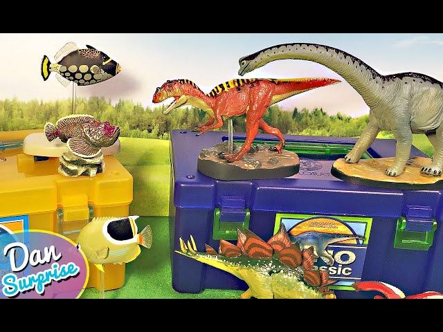 AWESOME Dinosaurs & Sea Animals Toy Figurines from Japan! Colorata