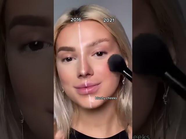 2016 vs 2021 makeup. which one do you prefer  Ib  @lenkalul @klaudiasyd