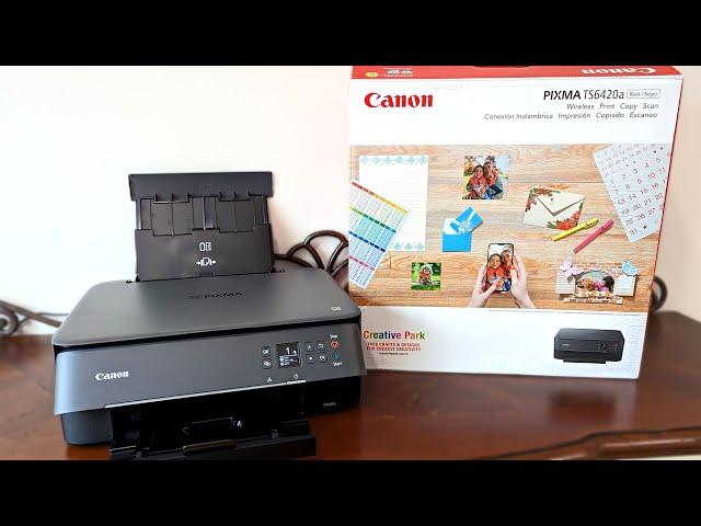 How to setup Canon Pixma TS6420a Printer with Wifi and Wireless Printing