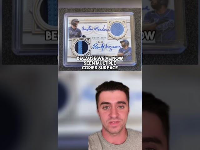 Fake baseball card autographs  #shorts #sportscards