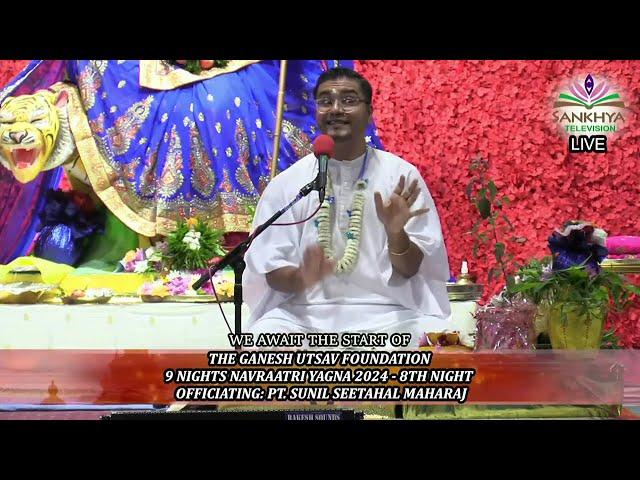 The Ganesh Utsav Foundation - 8TH NIGHT Nau Raatri Celebrations 2024 offi Pt Sunil Seetahal Maharaj