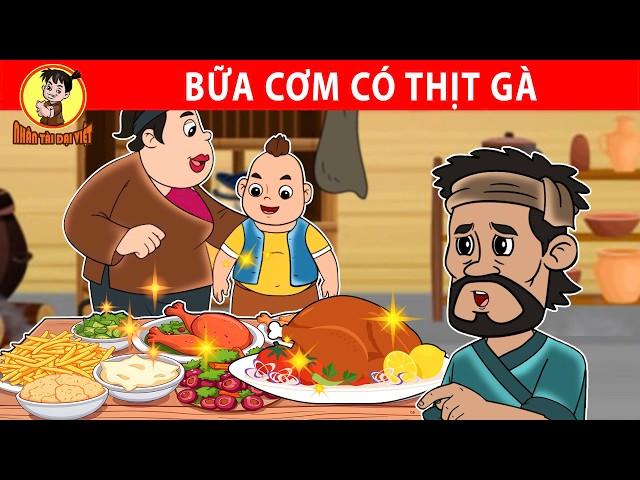 BỮA CƠM CÓ THỊT GÀ - Nhân Tài Đại Việt - Phim hoạt hình - Truyện Cổ Tích Việt Nam