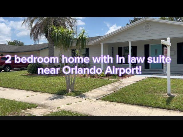 Home with private In Law suite minutes from Orlando International Airport!