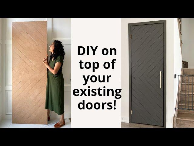 DIY Pantry Door TRANSFORMATION || Budget Transformation || $40 DIY Door