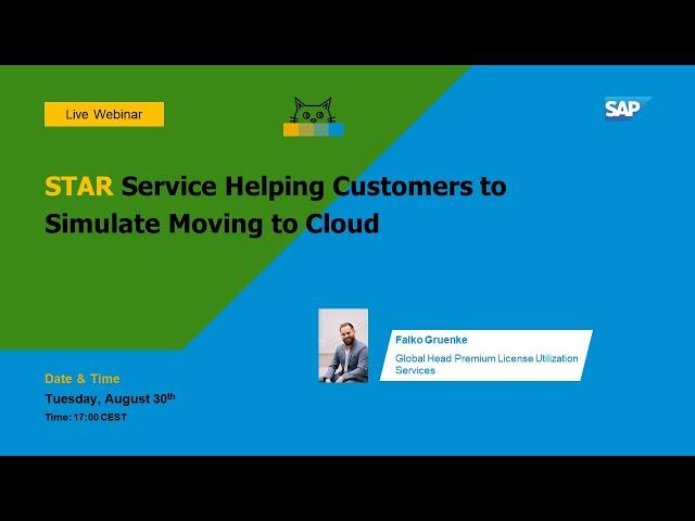 STAR Service - Helping Customers to Simulate Moving to Cloud