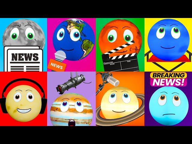 Planet News! | Solar System Cartoon Video | Space Educational Videos