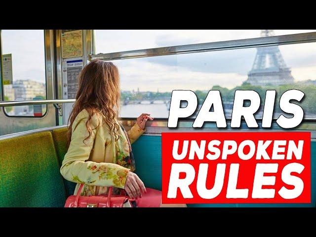 The 10 Unspoken RULES about TRANSPORTATION in Paris