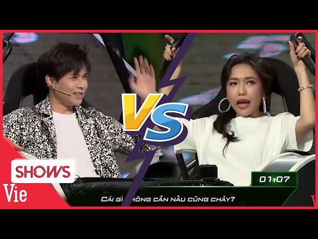 CẶP ĐÔI MUỐI MẶN Diệu Nhi, Anh Tú phá đảo Nhanh Như Chớp khiến Trường Giang phải đứng hình