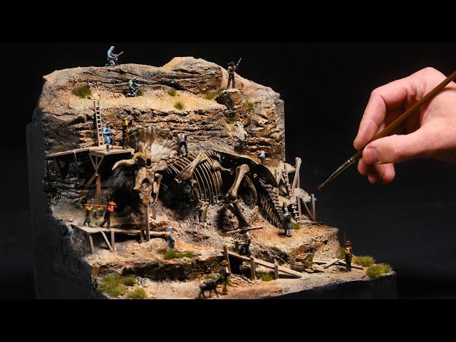 They Hired a Private Army to Protect This Dig Site | DIY Diorama Craft