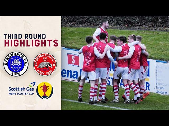 Stranraer 1-1 Broxburn (1-2 AET) | Third Round | Scottish Gas Men's Scottish Cup