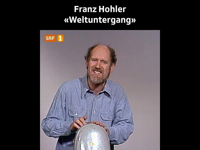 Denkpause 13.Mai 1983 mit Franz Hohlers «Weltuntergang»