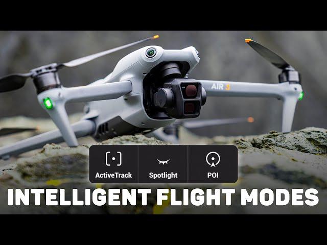 DJI Air 3 Intelligent Flight Modes Full Tutorial (FocusTrack, Waypoints, & Cruise Control)