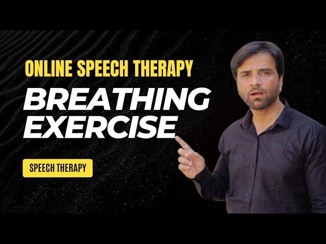 Breathing Exercise #stammeringtherapy #misarticlation #breathingtechniquesforanxiety