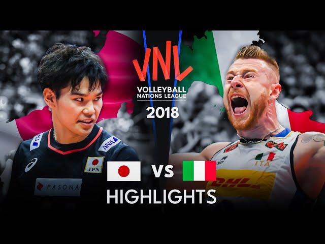 LEGENDARY MATCH | JAPAN vs ITALY | Men's VNL 2018