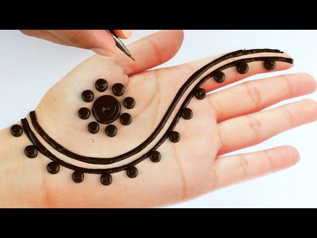 latest Mehendi design front hand Simple Henna designs 2021 - Easy Mehndi design for hands