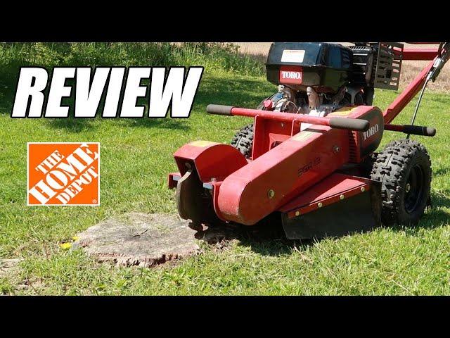 Renting A Stump Grinder from Home Depot - Review & Process