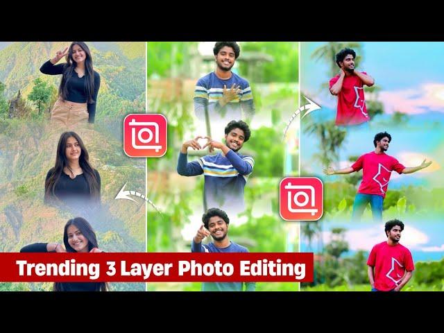 Trending 3 Layer Photo Editing | Viral Instagram Three Layer Photo Editing | New Viral Photo Editing