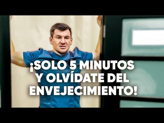 ¡Solo 5 minutos y no envejecerás nunca más!