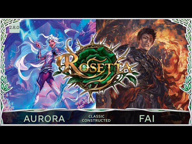 Dragons and stars. Aurora vs Fai. Classic Constructed - Flesh and Blood TCG