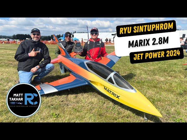 Ryu Sintuphrom Flying the Pilot-RC Matrix 2.8m | JetPower 2024 Germany