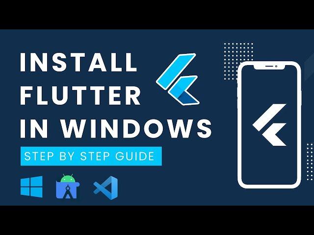 how to install flutter in windows 10 | how to setup flutter on windows | flutter installation