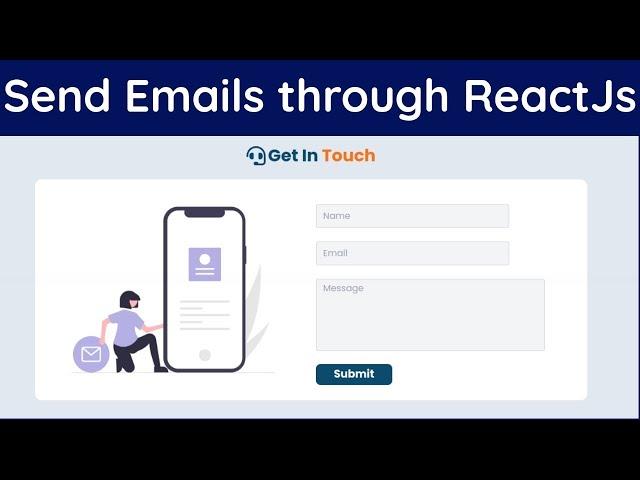Send Email through Forms : React Js | Email js