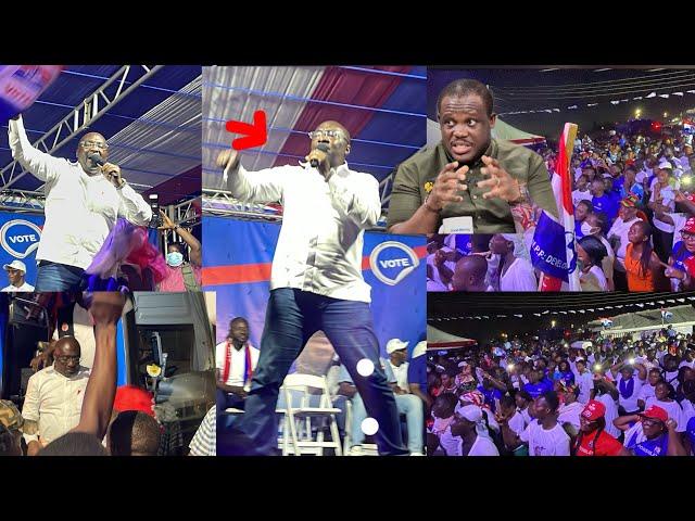 Dr Bawumia punches hard @ Sam George as he takes over Ningo Prampram with massive crowd