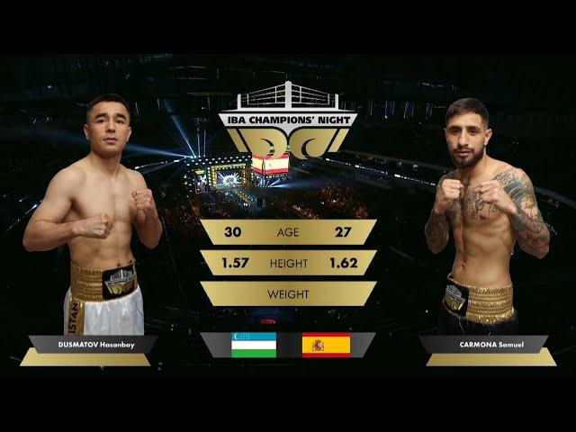 51kg DUSMATOV Hasanboy (UZB) vs CARMONA Samuel (ESP) | IBA Champions' Night | April 14, 2024