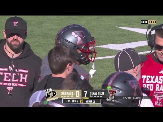 #20 Colorado vs Texas Tech Full Game HD NCAAF 11/9/2024