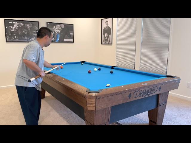 Diamond 9’ Pro-Am Pool Table - #RO48