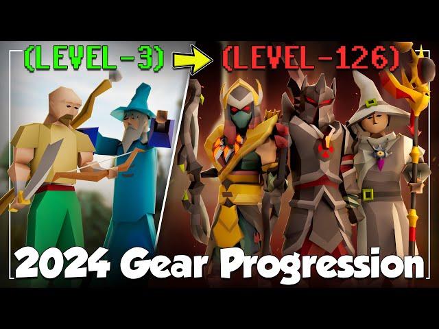 FULL OSRS Gear Progression Guide For ALL Styles 2024