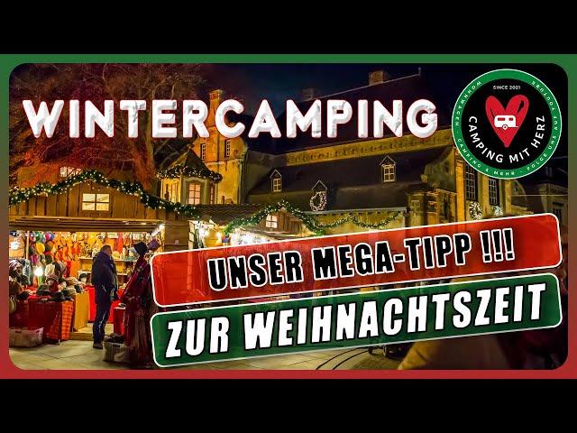 Wintercamping in Valkenburg - MEGA-TIPP - Weihnachtsstadt - Weihnachtsgrotte - Camping mit Herz