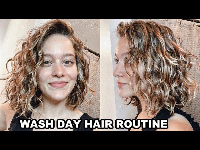 MY WAVY/CURLY HAIR ROUTINE