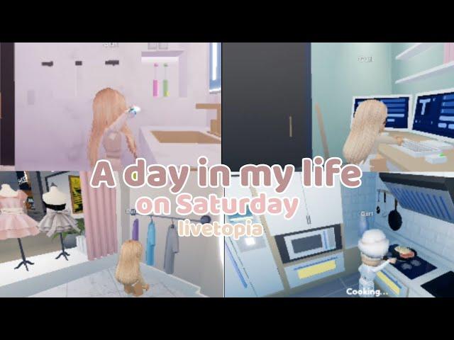 A day in my life  • on Saturday • || Livetopia || Roblox Dav's !  |