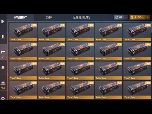 INSANE CASE OPENING|40+ Fable cases, New Knife & Skin Crafting #standoff #standoffcase #caseopening