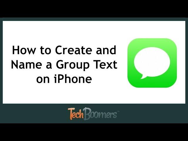 How to Create and Name a Group Text on iPhone